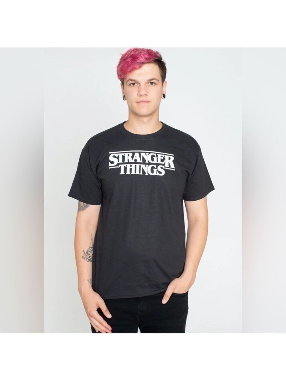 Stranger Things Men’s Short Sleeve Graphic T-Shirt